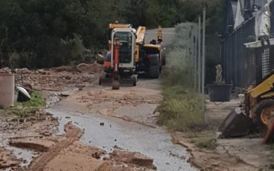 Maltempo: piogge creano frane e smottamenti in Gallura